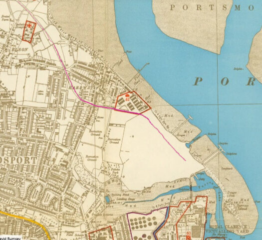 Nazi map of Hardway 1941