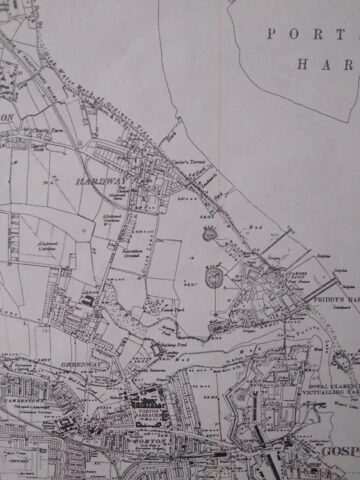 Map of Hardway 1930